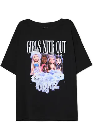 Cropp Czarna koszulka z Bratz UNISEX