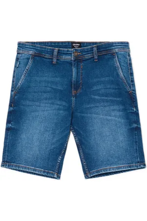 Cropp Ciemnoniebieskie jeansowe szorty