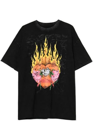 Cropp T-shirt Metallica z efektem sprania