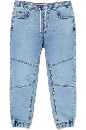 Cropp Jeansy jogger z ozdobnymi przeszyciami