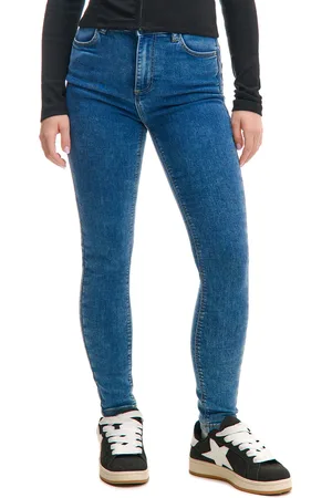 Cropp Jeansy skinny push up z efektem sprania