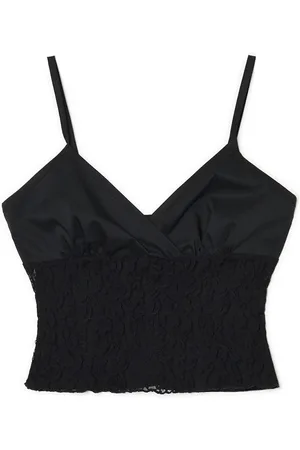 Cropp Top na ramiączkach z koronką