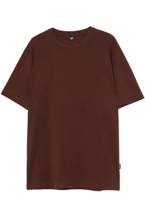 Cropp Brązowa koszulka basic