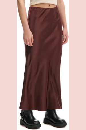 Cropp Satynowa spódnica maxi