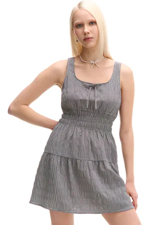 Cropp Sukienka mini w drobną kratkę