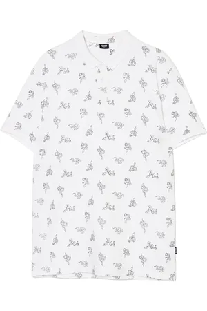 Cropp T-shirt polo z wężami all over
