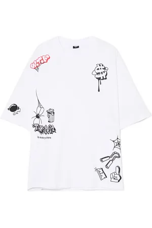 Cropp T-shirt z nieregularnymi nadrukami