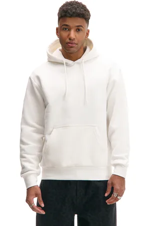 Cropp Kremowa bluza regular z kapturem UNISEX