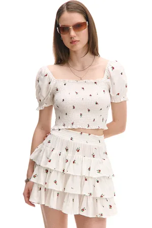 Cropp Top w kwiatki