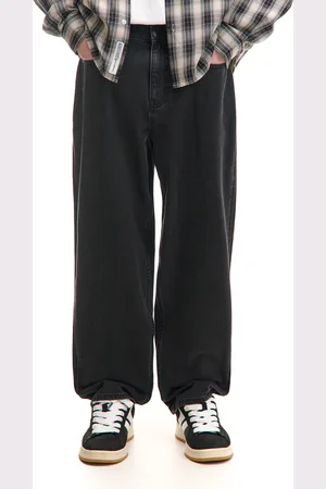 Cropp Czarne jeansy baggy