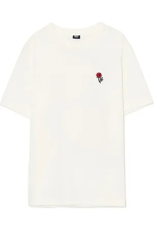 Cropp T-shirt z motywem róży i węża