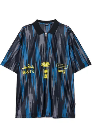 Cropp Koszulka polo z zapięciem i nadrukiem UNISEX