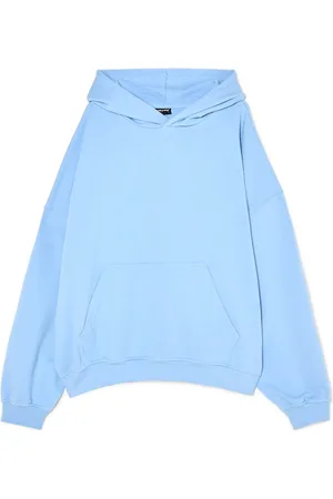 Cropp Niebieska bluza z grubego materiału UNISEX