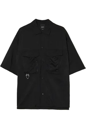 Cropp Czarna koszula boxy techwear