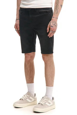 Cropp Czarne szorty jeansowe skinny