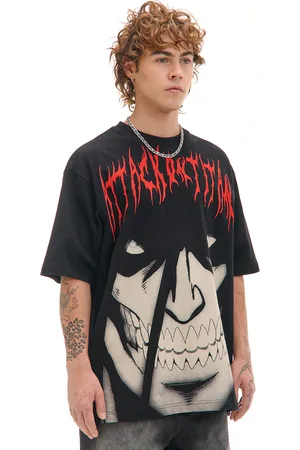 Cropp Czarna koszulka Attack on Titan