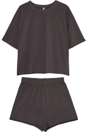 Cropp Szara dwuczęściowa piżama basic