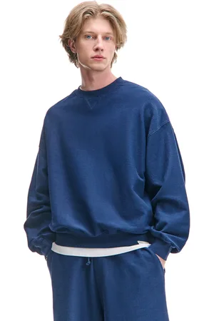 Cropp Granatowa prążkowana bluza