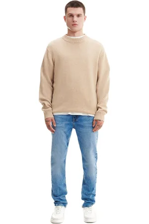 Cropp Niebieskie jeansy męskie slim