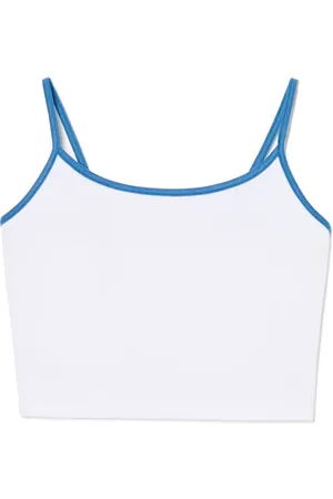 Cropp Top z niebieskimi ramiączkami