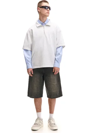 Cropp Jeansowe szorty z efektem tie-dye