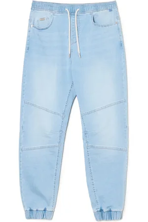 Cropp Jeansy jogger z ozdobnymi przeszyciami