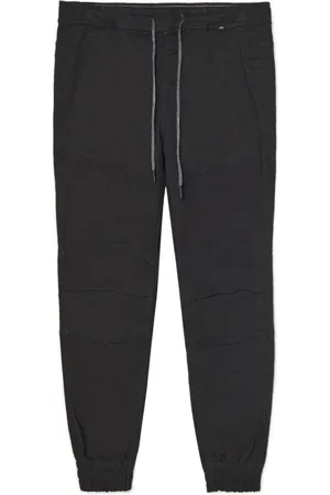 Cropp Czarne jeansy slim jogger
