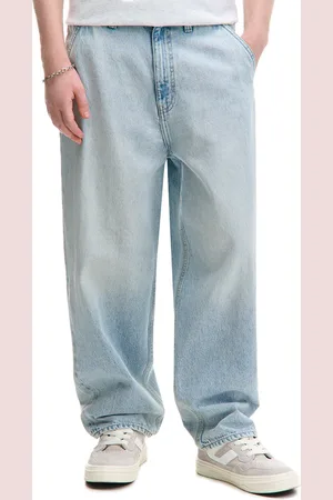 Cropp Jasne jeansy skater z efektem sprania