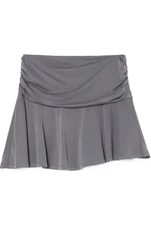 Cropp Asymetryczna spódniczka mini z wiskozą
