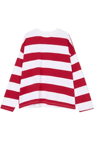 Cropp Koszulka longsleeve w czerwone paski