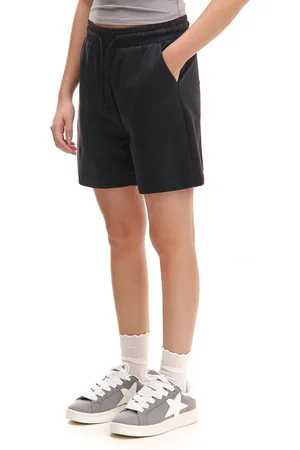 Cropp Czarne dresowe bermudy