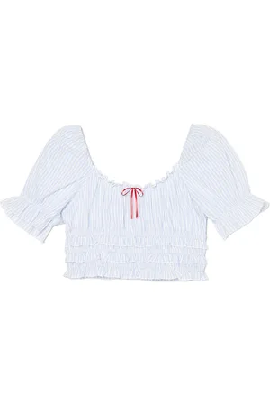 Cropp Crop top w retro stylu