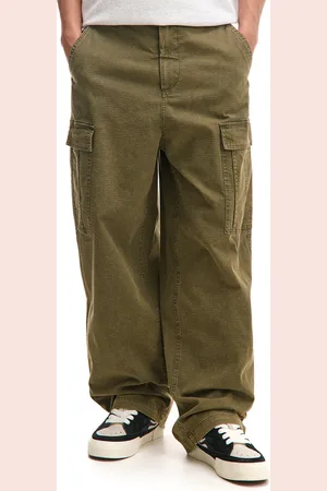 Cropp Spodnie baggy cargo z efektem sprania