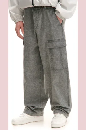 Cropp Spodnie baggy cargo z efektem sprania