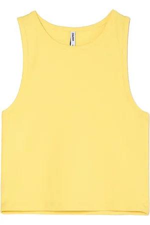 Cropp Żółty tank top