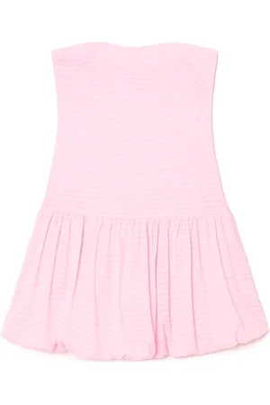 Cropp Różowa sukienka mini w kratę