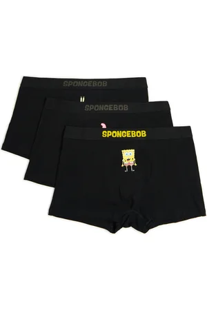 Cropp 3 pack bokserek z postaciami serii SpongeBob Kanciastoporty