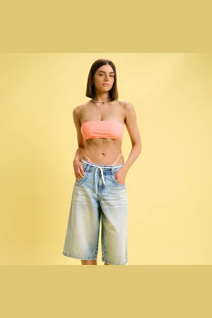 Cropp Bandażowa pastelowa góra od bikini