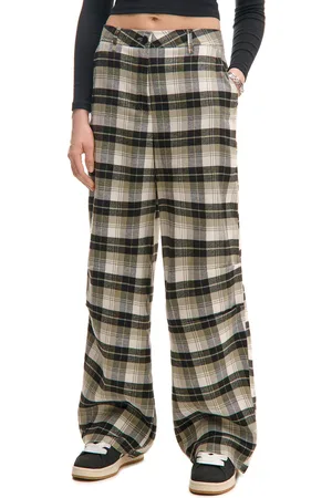 Cropp Spodnie baggy w kratę
