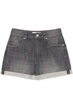 Cropp Jeansowe szorty mom z podwiniętymi nogawkami