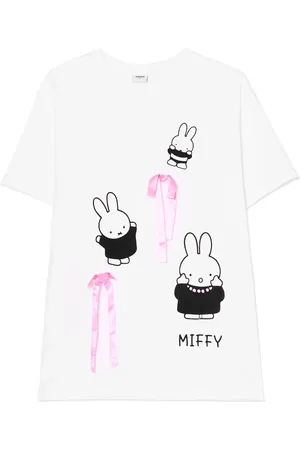 Cropp T-shirt z wstążkami i nadrukami Miffy