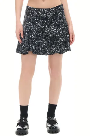 Cropp Mini spódnica w drobne kwiaty