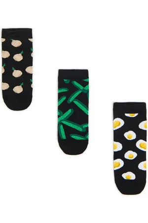 Cropp 3 pack skarpet z food printem