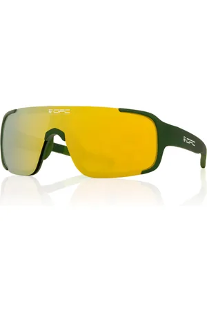 opc Okulary przeciwsłoneczne ALL ROUND JET I Matt Green/ Gold REVO + ETUI