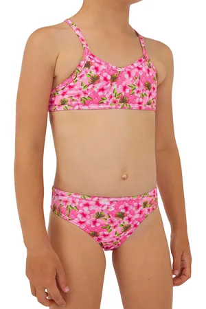 Kids Zeli Girls Swimming Briefs Swimwear Bikini Bottoms 100 Coral Olaian