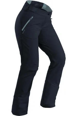QUECHUA Kobieta Dresy - Spodnie turystyczne damskie ciepłe SH520 X-Warm hydrofobowe