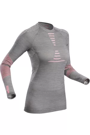 WEDZE Kobieta Bielizna termiczna - Koszulka termoaktywna narciarska damska BL 900 wool