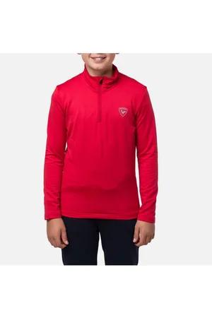 Rossignol Bluza narciarska dla dzieci BOY Fz Clim czerwona