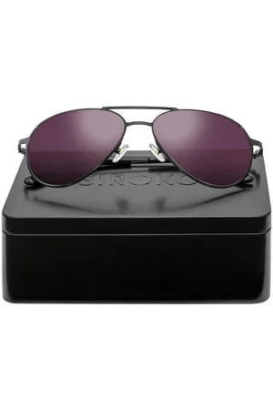 Siroko Mężczyzna i kobieta Surf Okulary typu aviator ze stali nierdzewnej Navigli Cza