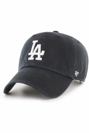 47 Brand Czapka z daszkiem MLB Los Angeles Dodgers Clean Up Black B-RGW12GWS-BKJ